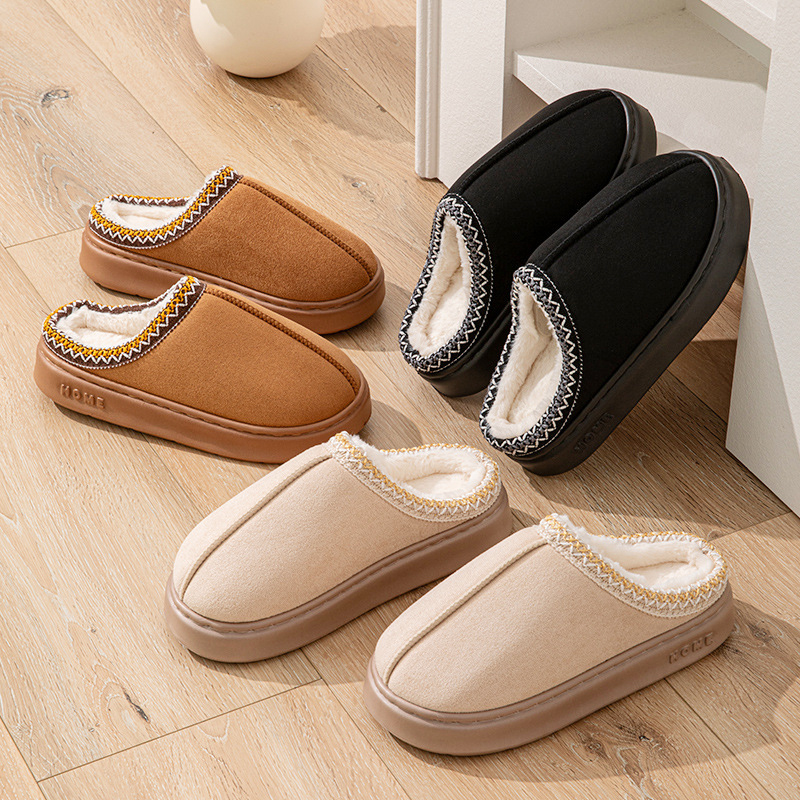 Casual damesslippers Thuis Winter Pluche Luxe Designer Damesschoenen Mode Indoor Fuzzy Bont Slides Flats Elegant Groot formaat