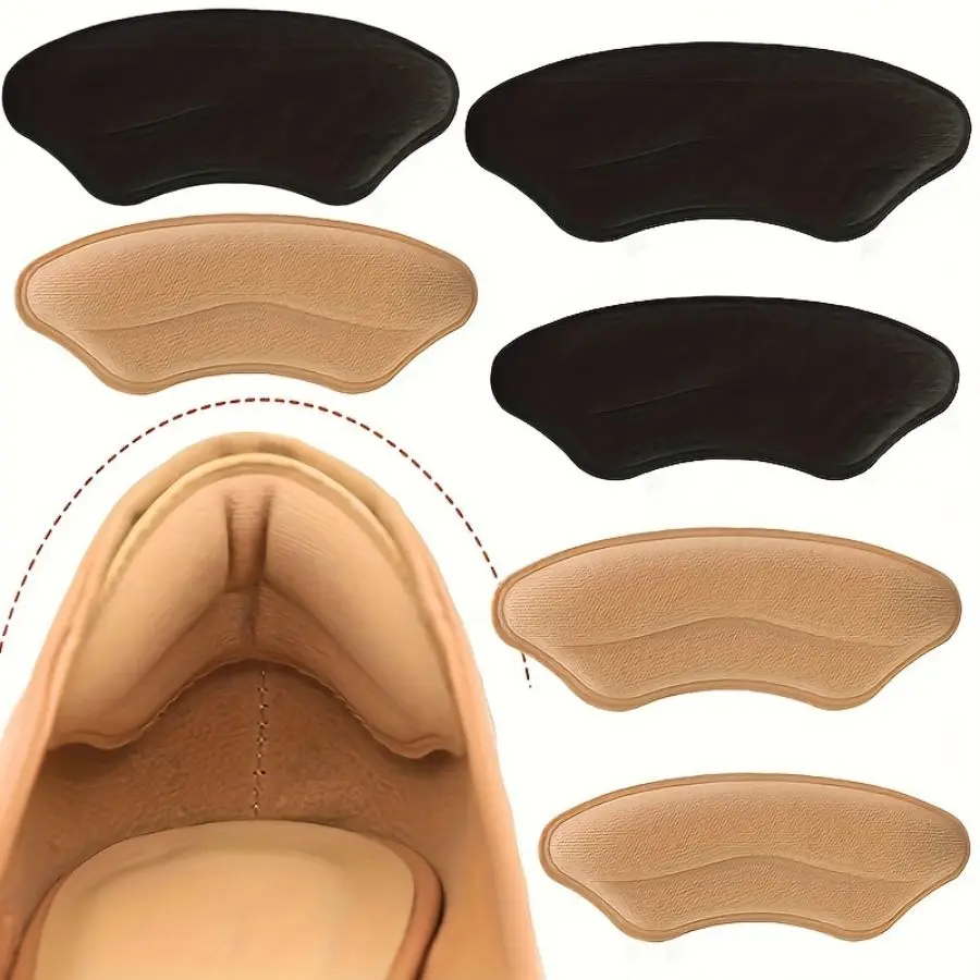 Confezione da 2 cuscinetti per tallone per scarpe troppo grandi Protezioni per tallone autoadesive Inserti per tallone Migliora l'adattamento e il comfort delle scarpe Previene lo slittamento del tallone