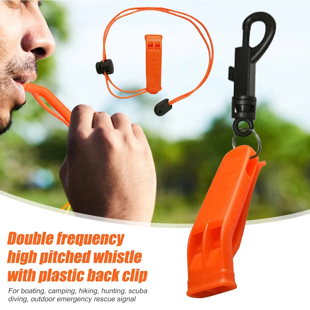 1/2 Stuks Outdoor Survival Fluitje Duiken Voetbal Basketbal Match Veiligheid Fluitjes Wandelen Redding Zwemmen Emergency Luid Fluitje