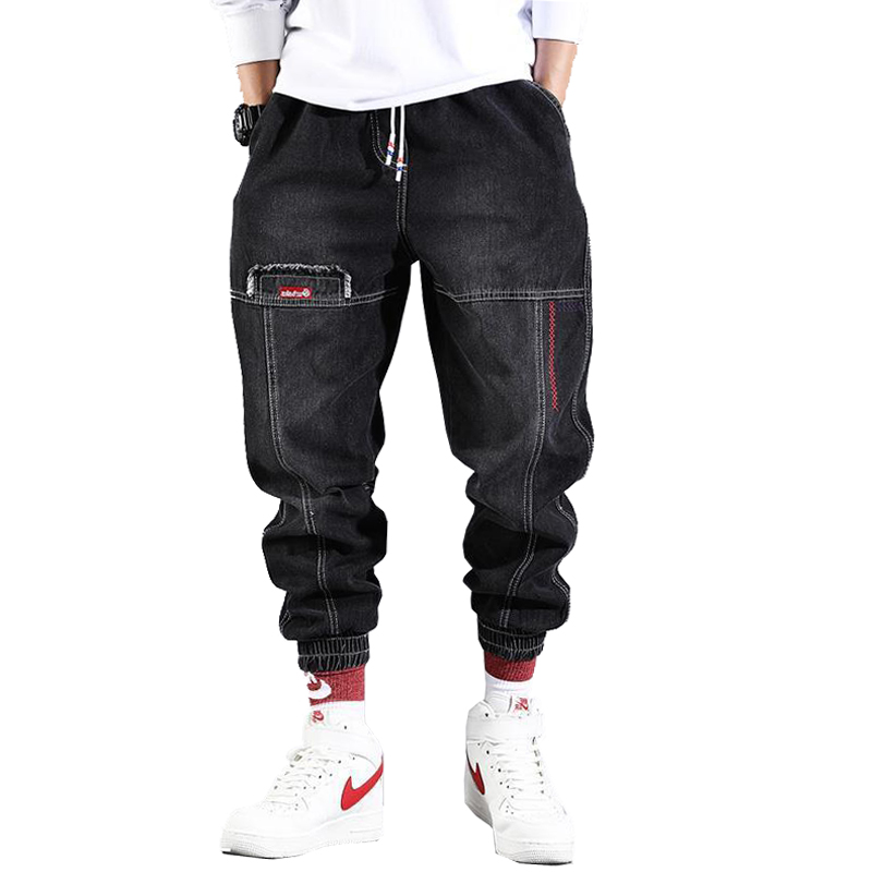 2023 neue Street Hip Hop Cargo Hosen männer jeans Cargo Hosen Elastische Harun hosen Jogger Hosen Im Herbst und Frühling männer Tuch