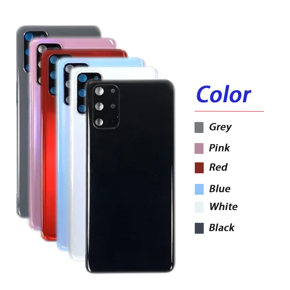 New For Samsung Galaxy  S20 Plus Battery Back Cover Panel Rear Door Housing Case Camera Lens Replace