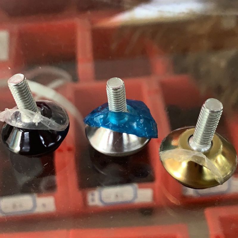 Livellatori per mobili da 4 pezzi/lotto, gambe per mobili regolabili, livellatori per tavoli e sedie, filettatura M6, lunghezza filettatura 15 mm