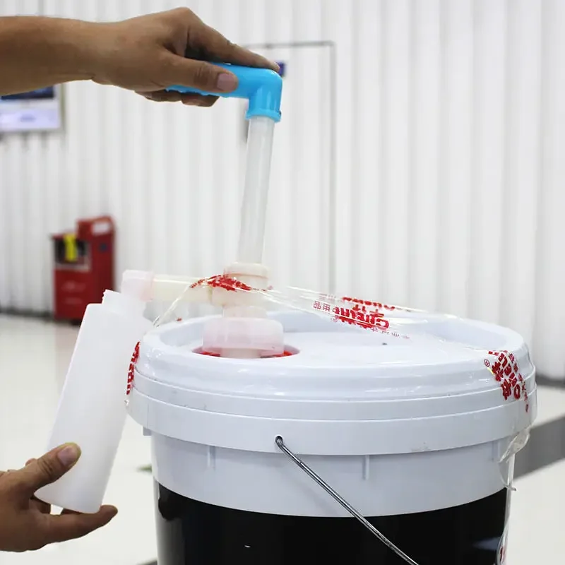 Bomba manual de transferência de líquidos, bomba de imprensa de poço de óleo, bomba de combustível manual para tambor de óleo, ferramentas de prevenção de refluxo, 1 peça