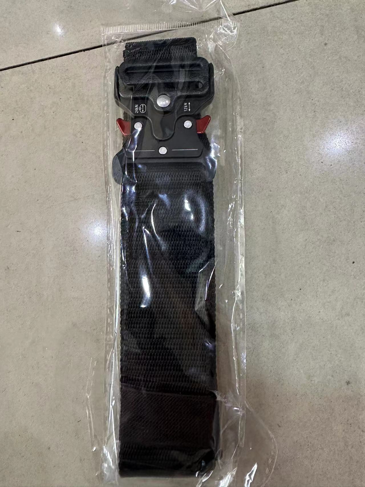 1 piece men's tactical sports belt, quick release symmetrical buckle, polyester fiber, suitable for outdoor training militar