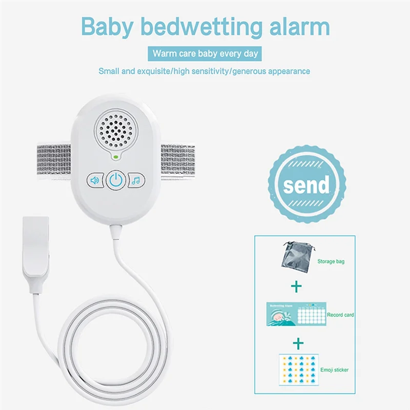 FEDI-J011 Bedwetting Sensor For Children With Loud Sound & Strong Vibration Children Pee Alarm Bedwetting Monitor Sensor