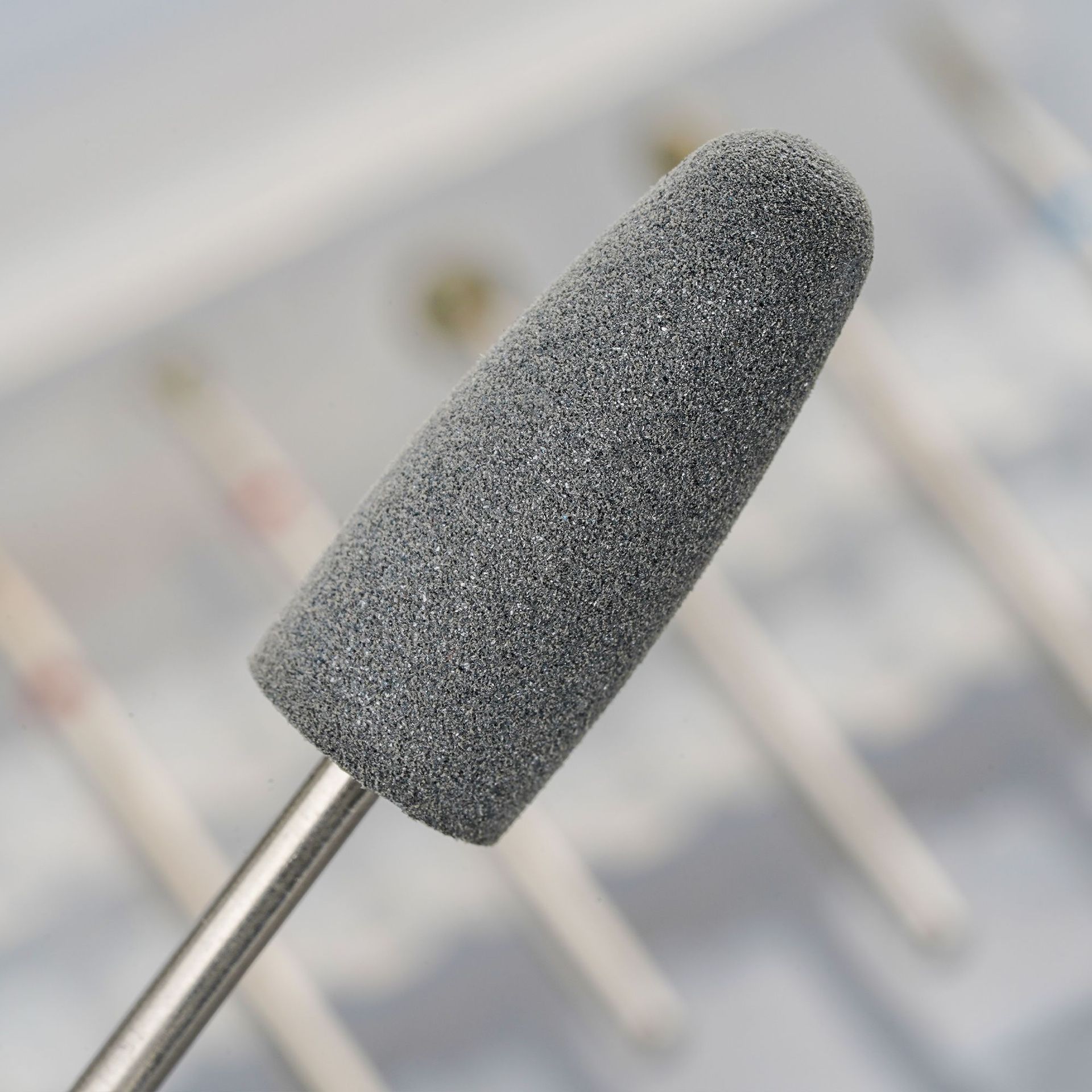 6 ชิ้น/เซ็ตเพชรทรายเล็บไฟล์เจาะหนังกําพร้าขัดเล็บหัวเล็บไฟฟ้าชุดสําหรับถอดอะคริลิค