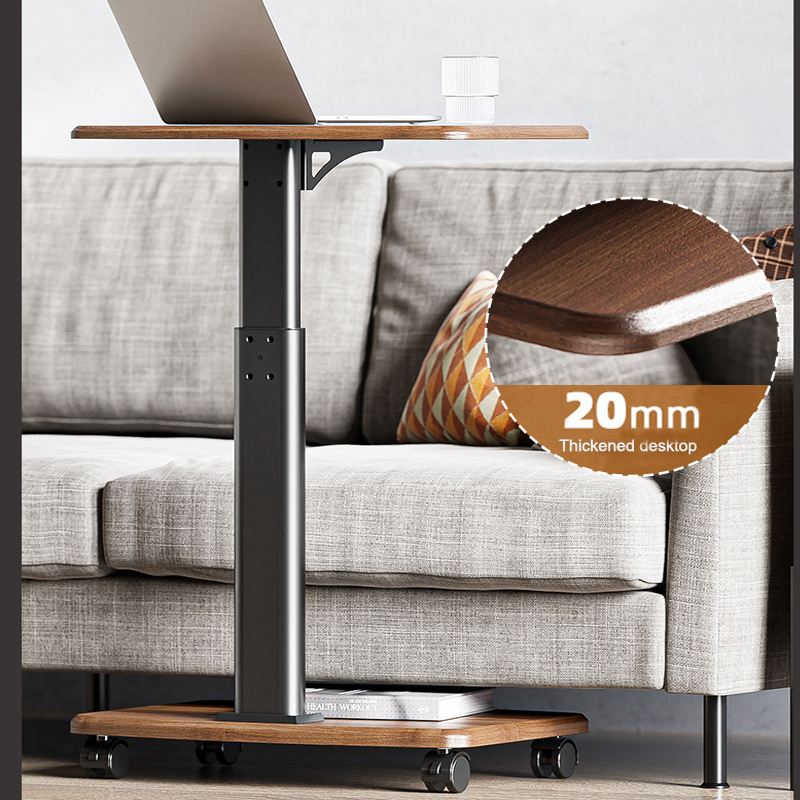 Multifunktionaler Sofa-Seitenregal, Tisch, Haushalt, Teetisch, Nachttisch, Tisch, mobiles Lagerregal für Computer mit Rad