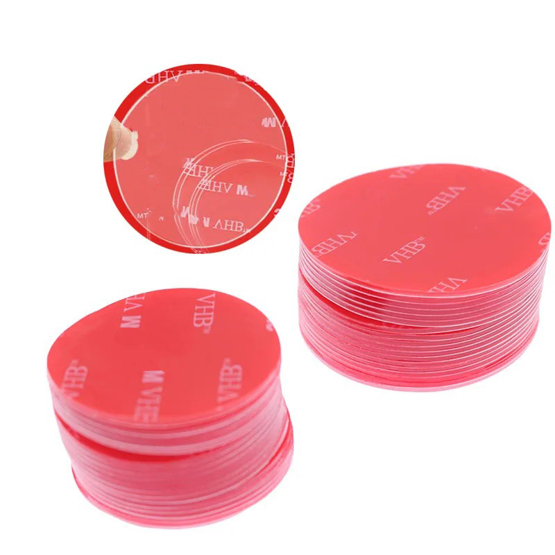 10 teile/satz Transparent Acryl Doppelseitiges Klebeband Starken Klebstoff Patch Wasserdicht Keine Spur Hohe Temperatur Widerstand