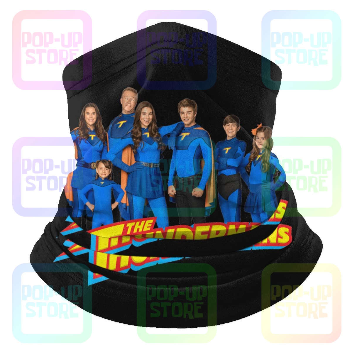 The Thundermans Family Group Shot Logo microfibra cuello polaina Bandana bufanda deportiva Anti-uv pesca de verano