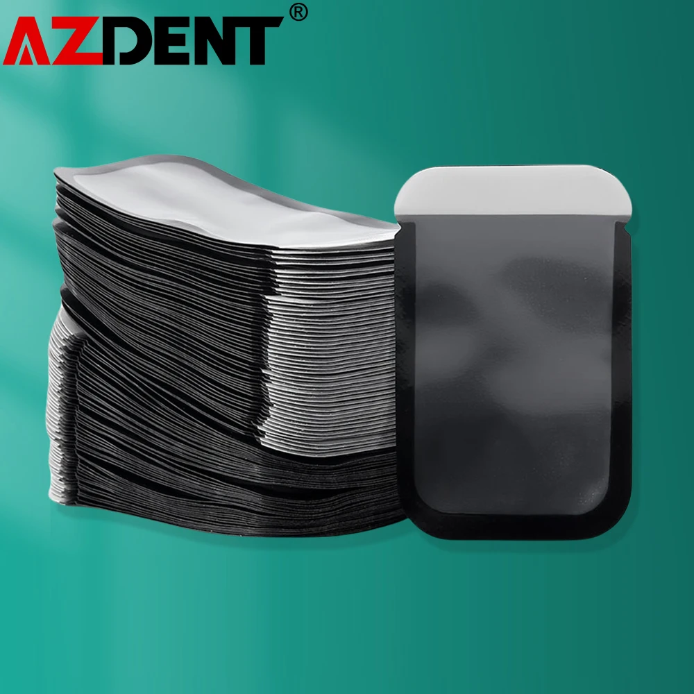 100 шт./кор. Azdent одноразовые стоматологические рентгеновские пленочные барьерные конверты клиника фосфорная пластина защитный чехол размер сумки # 0 # 1 # 2