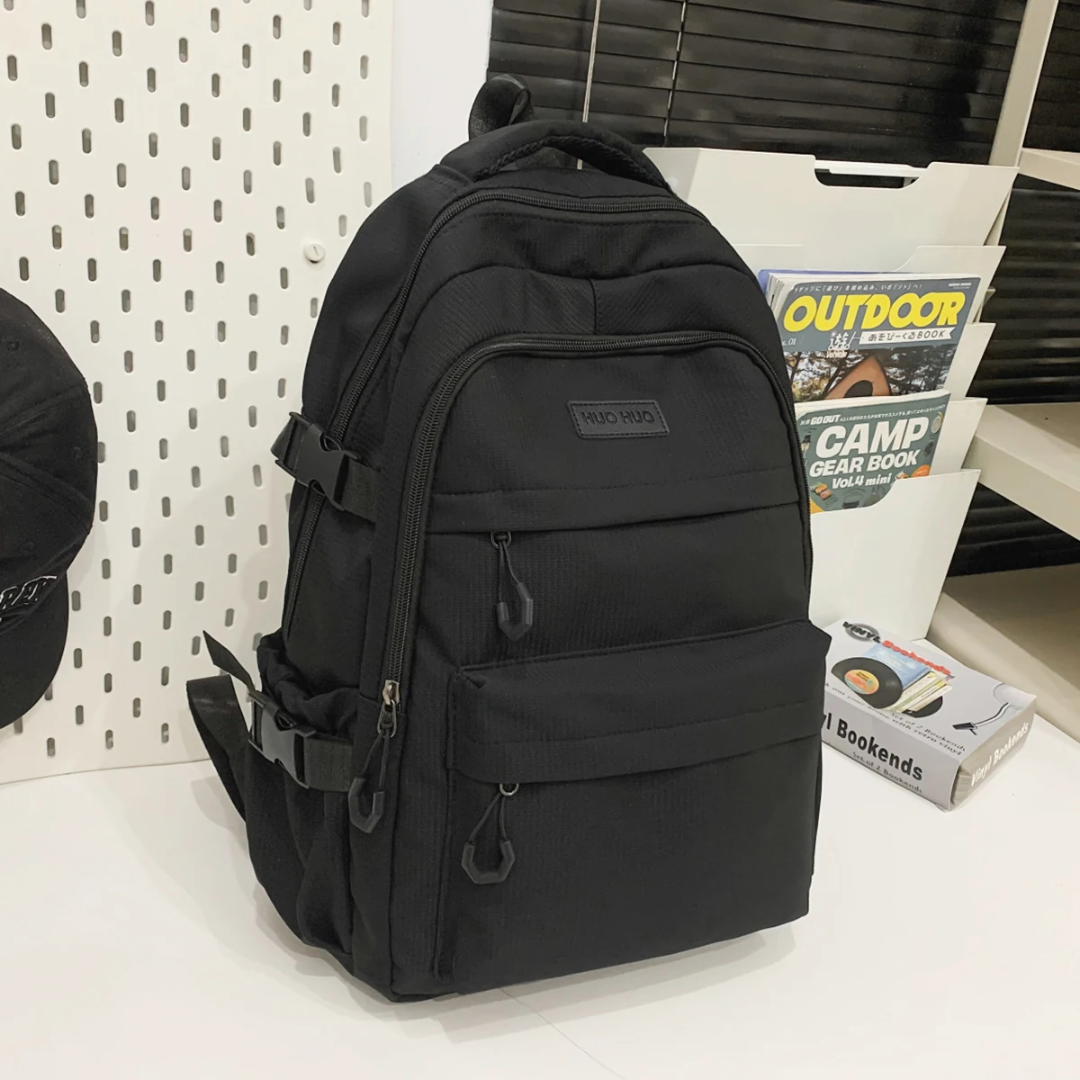 Mochila escolar Unisex nuevo japonés Simple estudiante de secundaria estudiante de secundaria mochila de gran capacidad