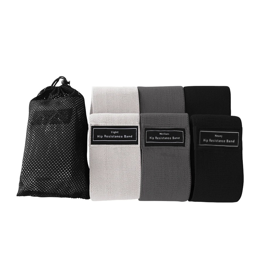 Fasce per bottino per anca resistenti al tessuto Glute Coscia Fasce elastiche per allenamento Squat Circle Stretch Strisce fitness Loop Attrezzatura da palestra per yoga