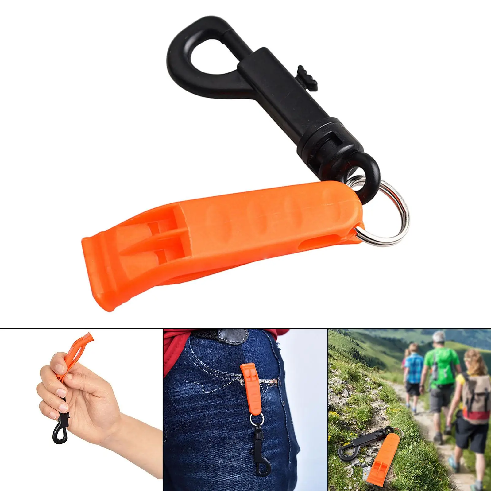 Portable Emergency Whistle Outdoor Whistle Loud Sound for Boating Hiking Fishing