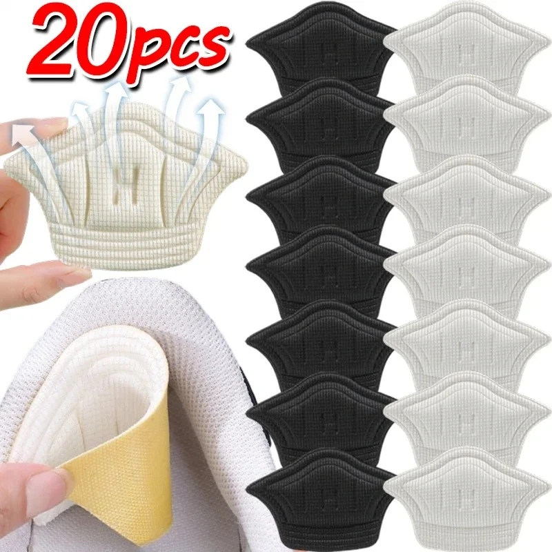 2-20Pcs Heel Insoles for Shoes Patch Heel Pads for Sport Shoes Adjustable Size Feet Pad Insole Shoe Heel Protector Back Sticker