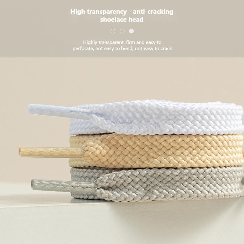 Chất Lượng Cổ Điển Dây Giày Cho Giày Vải Phẳng Dây Giày Trắng Đen Dây Giày Thun Dây 100/120/140/Bản 160CM
