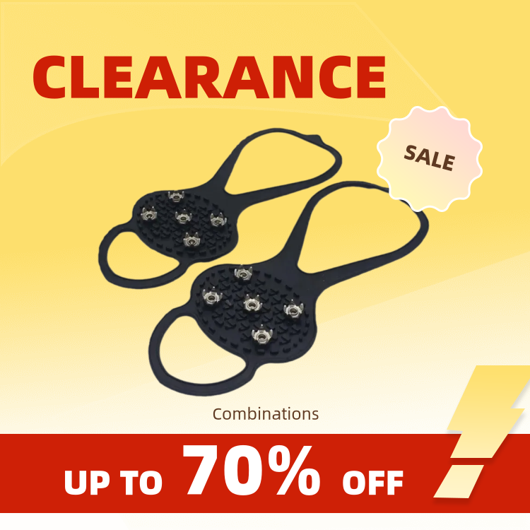 Liquidação_1 par 5 pinos antiderrapante gelo neve acampamento sapatos de caminhada botas de segurança de inverno universal profissional escalada_continuo