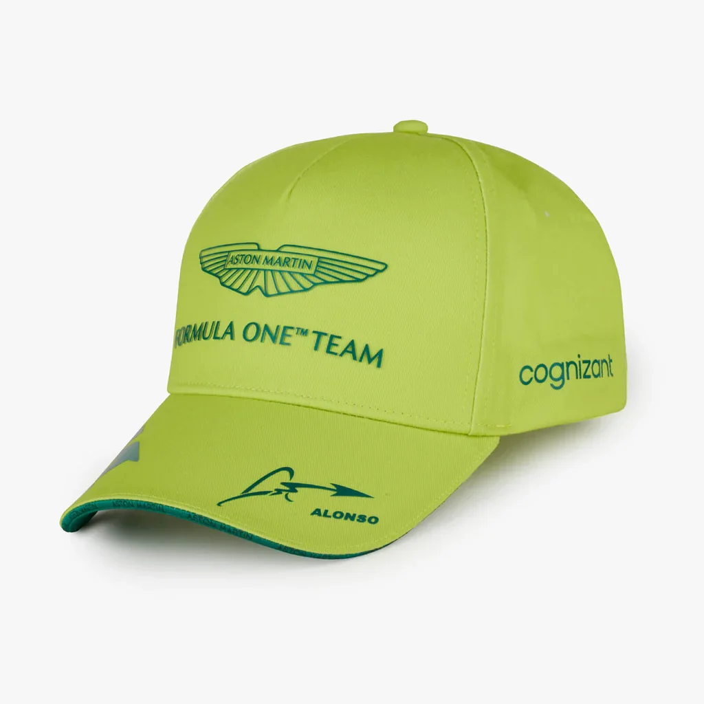 Aston Martin Aramco F1 2024 Fernando Alonso Team Cap A Variety of Styles Available