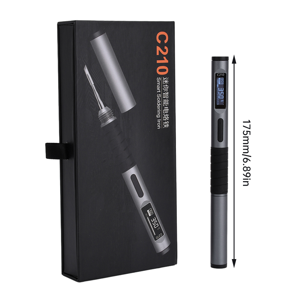 Intelligenter elektrischer Lötkolben, 100 W, tragbar, einstellbare Temperatur, schnelle Wärme, digitales elektrisches Schweißstation-Set