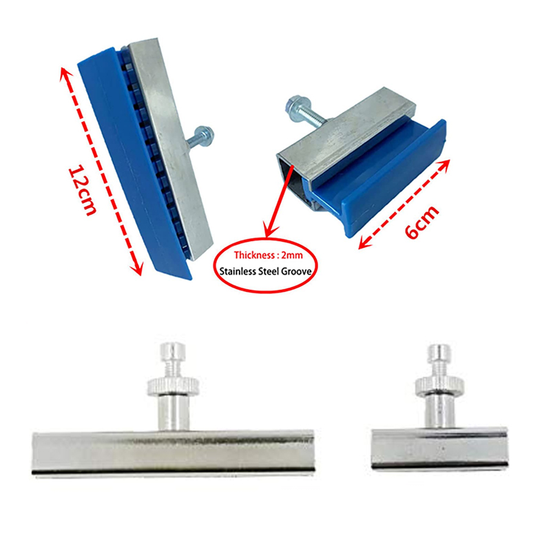 Ferramenta de substituição para reparo de amassados de carro, 6 peças, universal, sem pintura, adesivo, abas de cola azul, kit de ferramentas para removedor de granizo