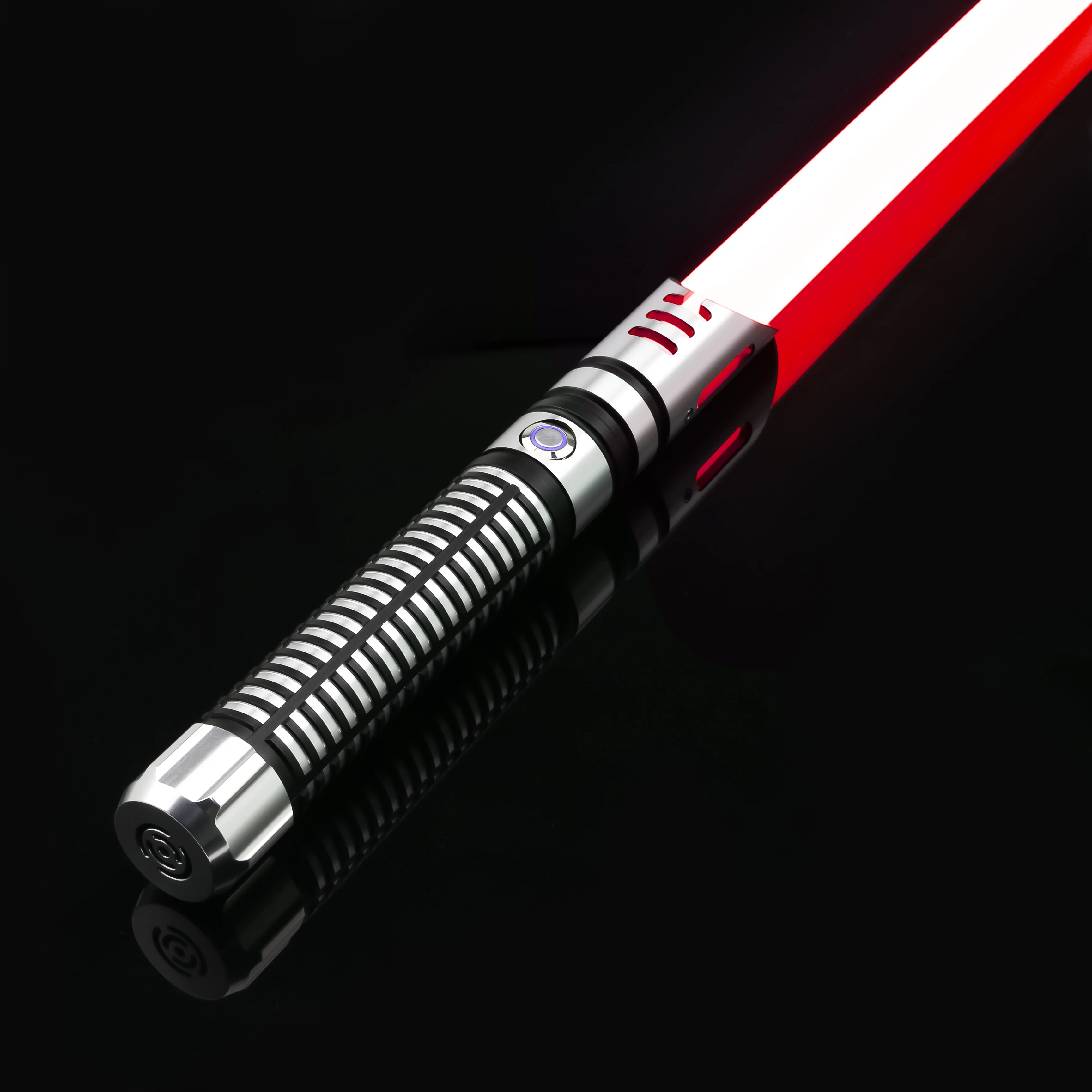 TXQSABER Heavy Dueling RGB/Neo Pixel Smooth Lightsaber สีเปลี่ยนโลหะ Hilt Lock up Blaster เลเซอร์ Jedi ดาบของเล่นเด็ก