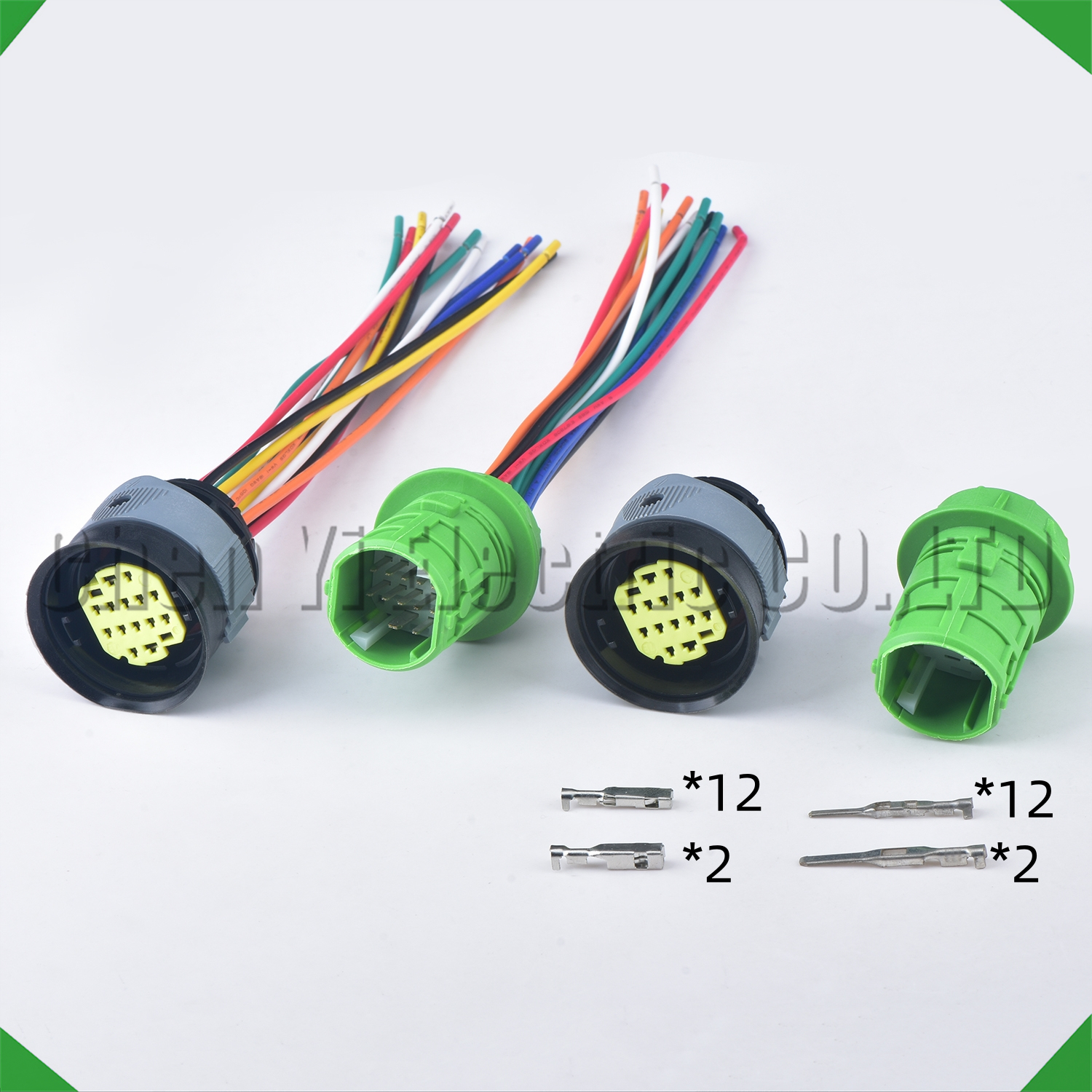 14-контактные автомобильные разъемы, вилка жгута проводов фар 10847366   DTBFHPE14BKSV для Fiat Ducato Maserati Sicma