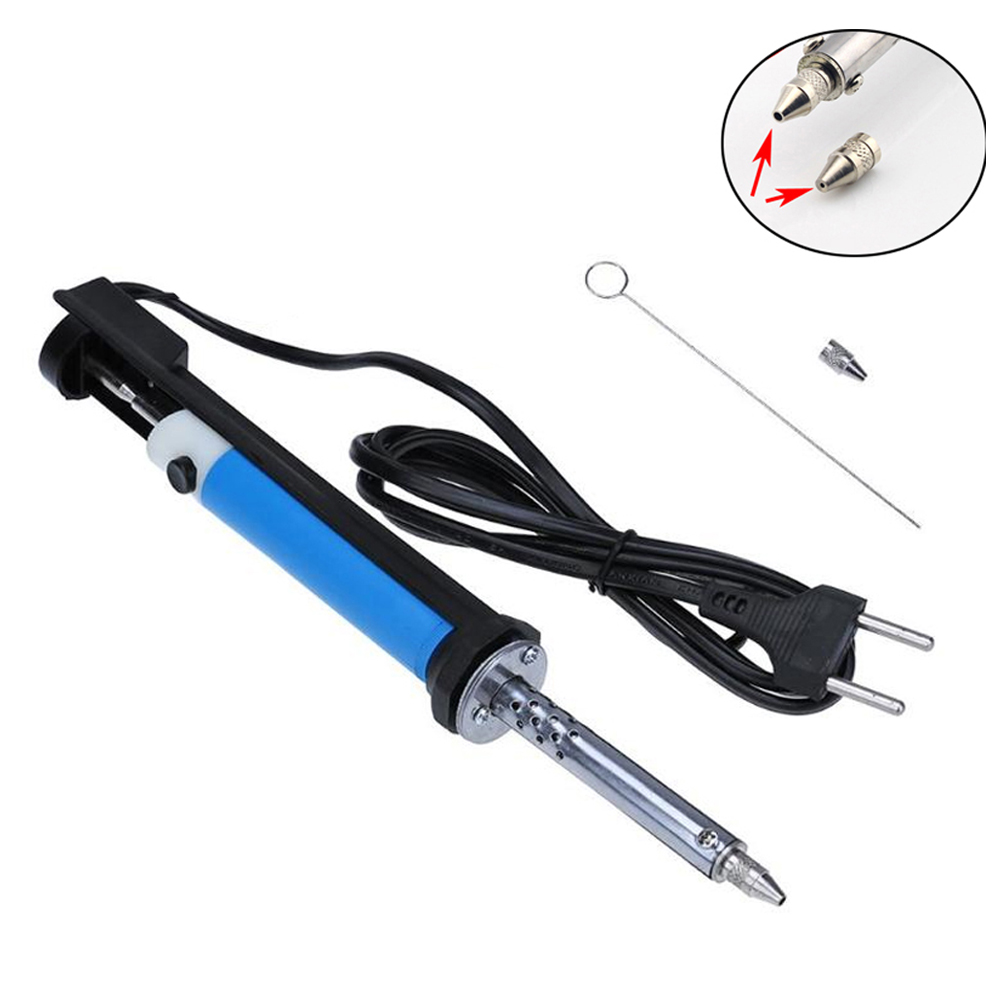 2 In1 Electric Tin Suction Sucker Pen Soldering Iron AC 110V/220V 30W PCB Solder Suction Desoldering Pump Soldering Tool