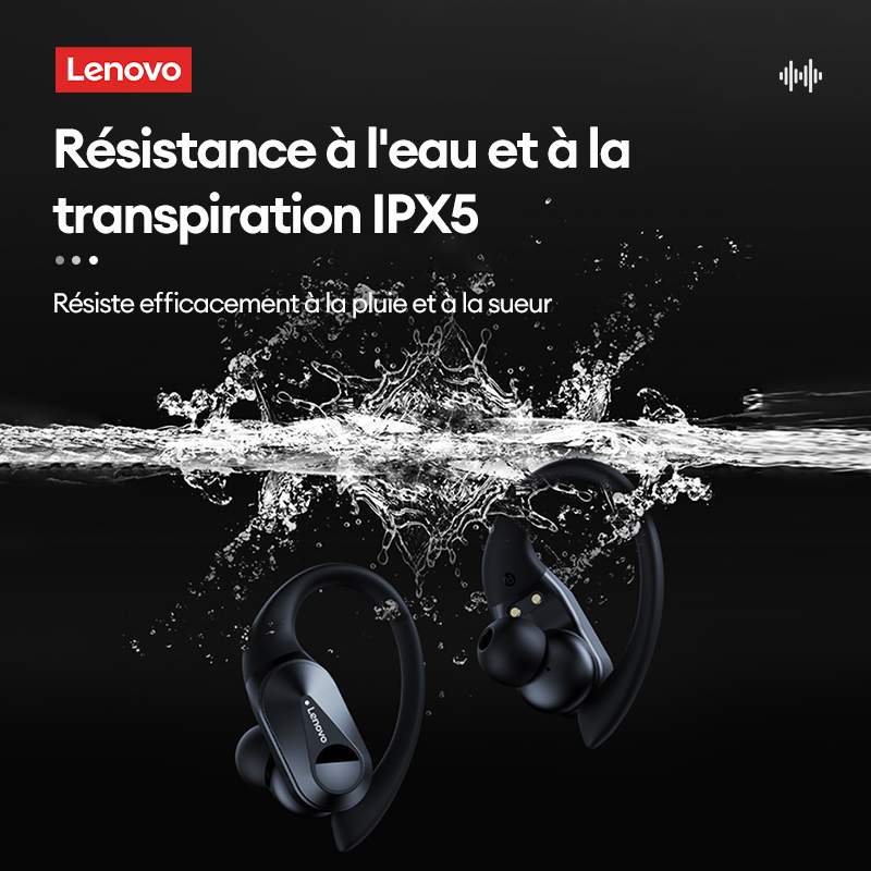 Original Lenovo LP75 TWS Bluetooth V5.3 casque sans fil LED affichage numérique écouteurs réduction du bruit étanche casque nouveau