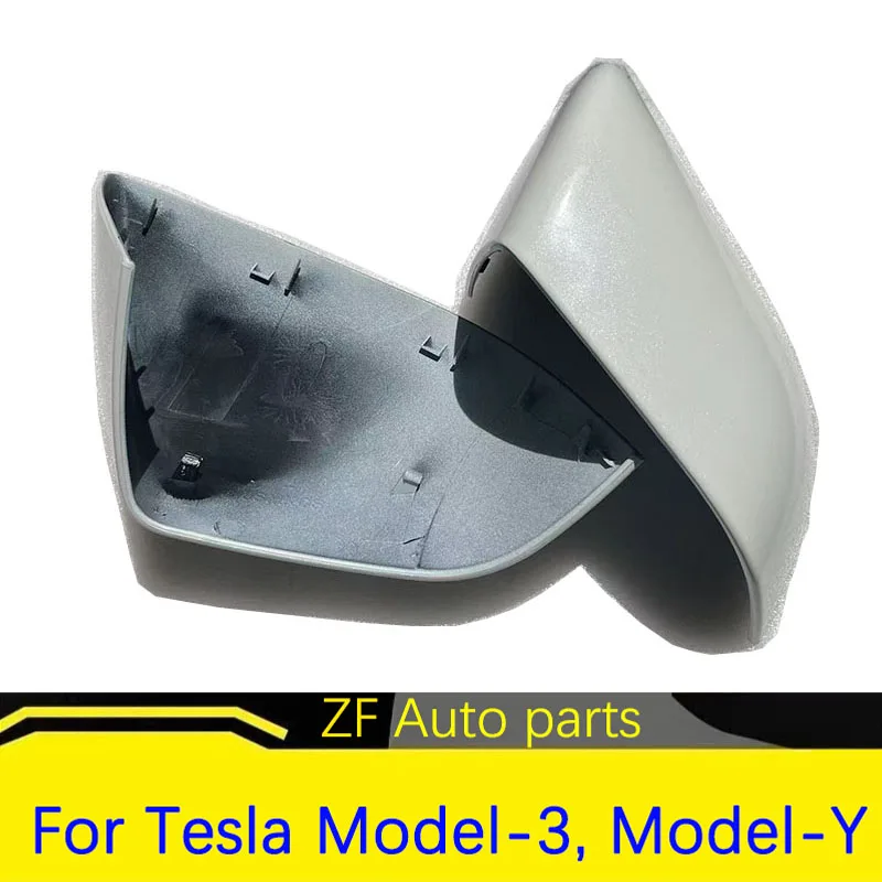 For Tesla Model 3 Model Y Car Rearview Mirror Cover Auto Exterior Accessories ABS Door Side Rear View Mirror Shell Replacement