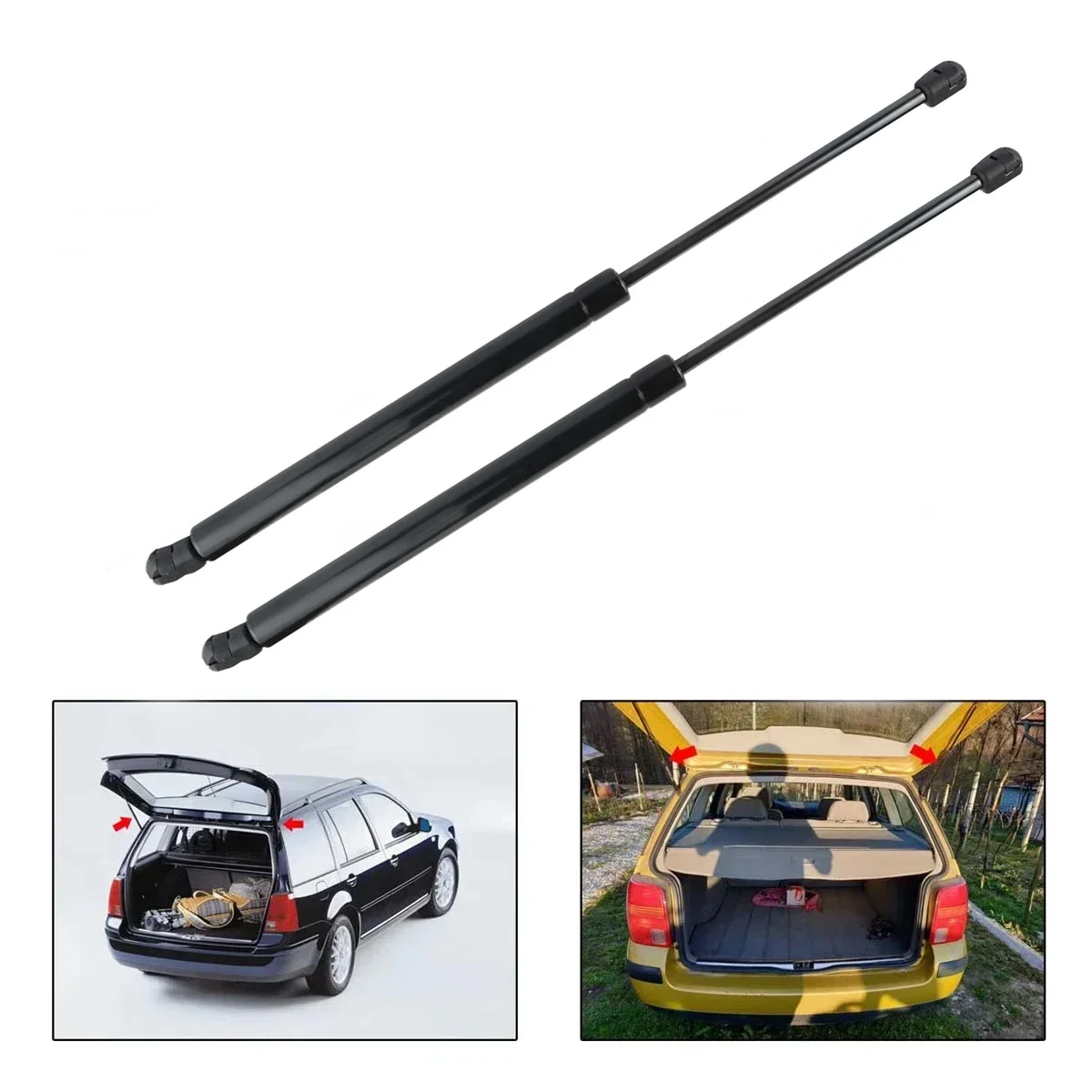 Barra de mola para suporte de gás de porta-malas, para vw golf mk4 bora 1j6 passat 3b6 hatch estate 99-06, barra de pressão traseira oe 1j827550c