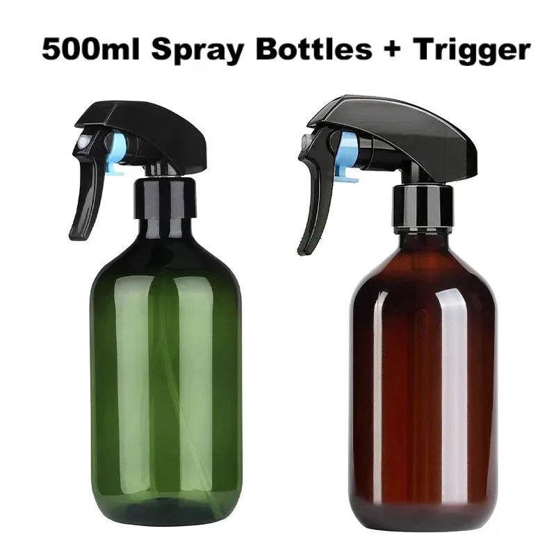 500Ml/16.9ounce spray bottle，Refillable Plastic Plant Sprayer，Can be used for plants、Detergent、Hairdressing、Gardening、Makeup