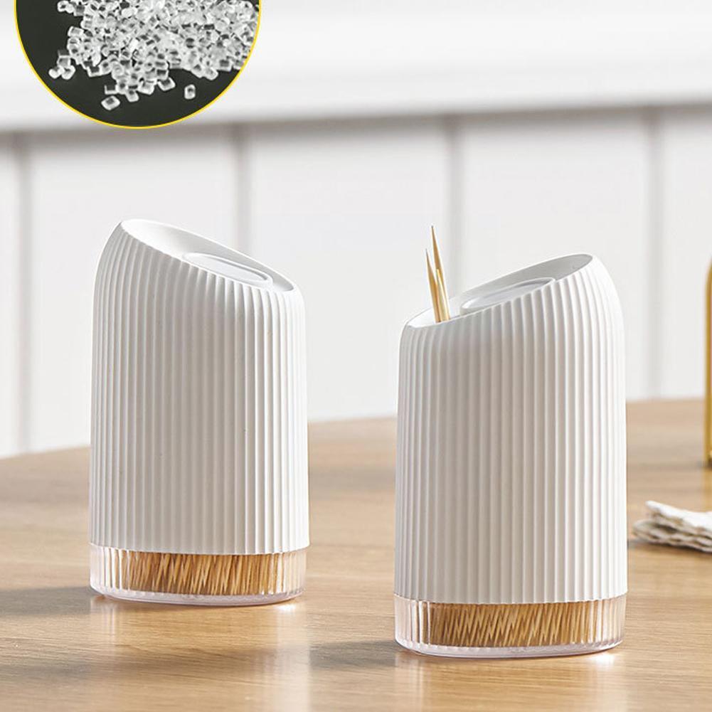 Soporte portátil para palillos de dientes, dispensador de palillos de dientes de bolsillo, cubo de almacenamiento para habitación, práctica caja salvavidas para palillos de dientes, sala de estar, hogar, Din E3T8