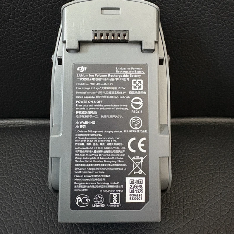 New Original Battery for DJI Spark Drone Battery 1480mAh 11.4V UAV Battery