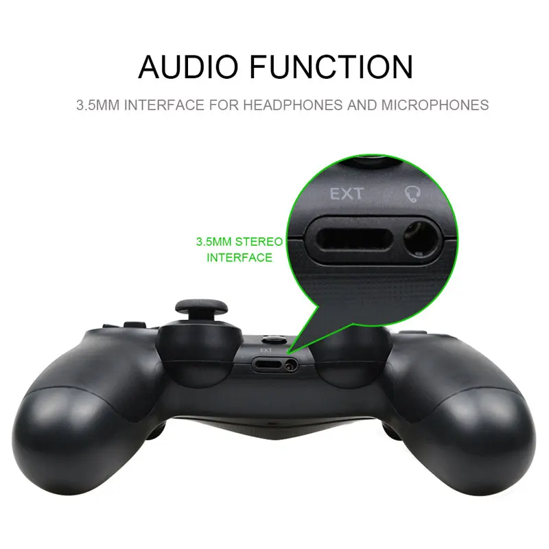 Wireless Game Controller For PlayStation 4/Slim/Pro/PS3 Console Computer PC Bluetooth Gamepad 6-axis Gyroscope Dual Vibration