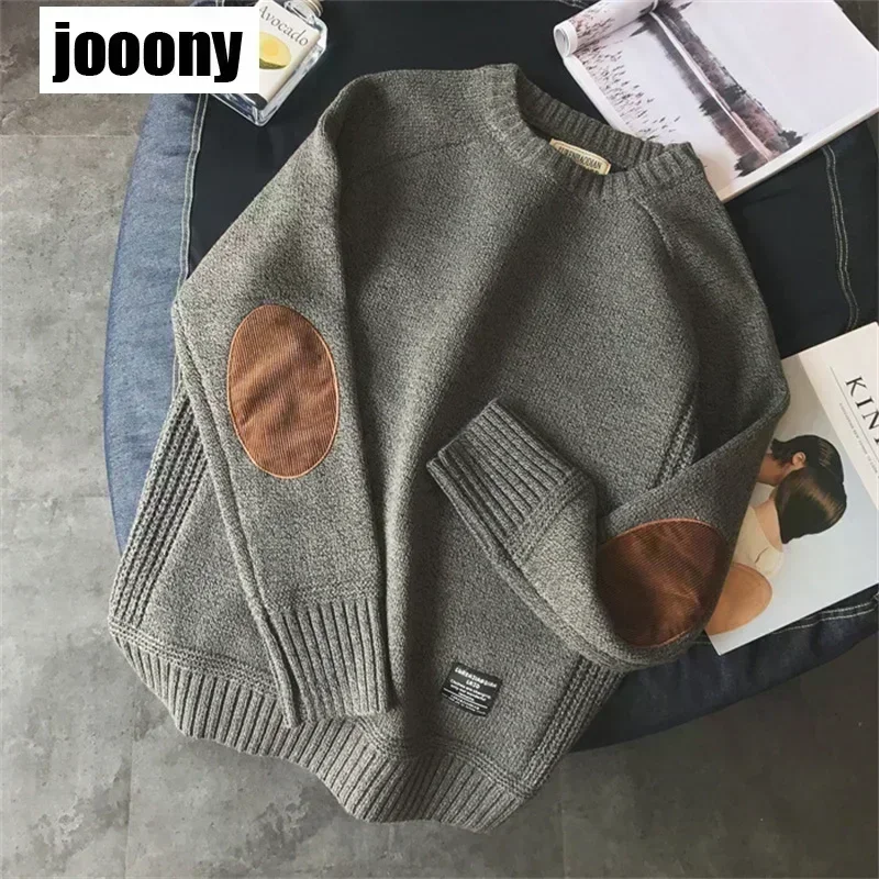 2023 suéteres hombres invierno nuevo estilo suéter grueso y cálido hombres jóvenes suéteres con cuello redondo otoño jerseys de lana para hombres ropa para hombres