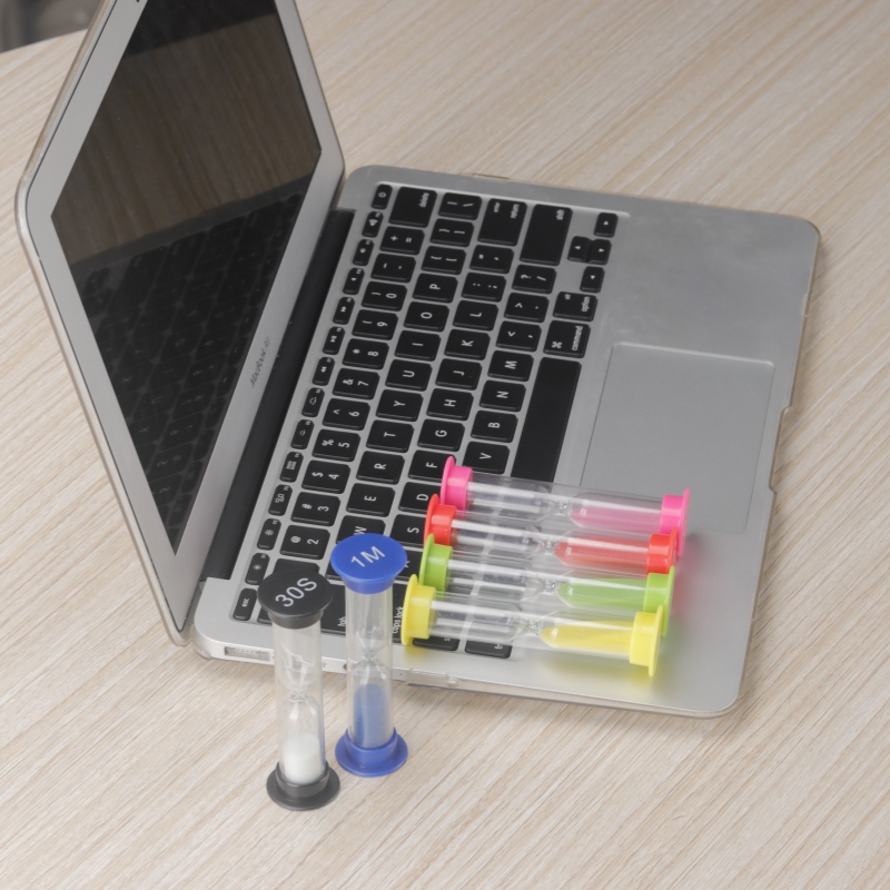 Creative Hourglass Timer Colorful Sand Timers Plastic 30s/1/2/3/5/10mins Sand Clock Timer Kitchen Kids Room Small Sandglass Gift