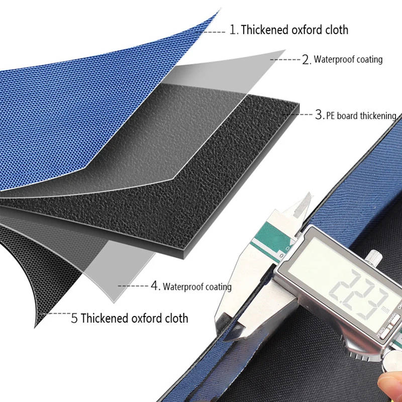 Ferramenta multifuncional Bag, grande capacidade, Oxford Canvas, impermeável, engrossar, resistente ao desgaste, armazenamento de reparo, eletricista