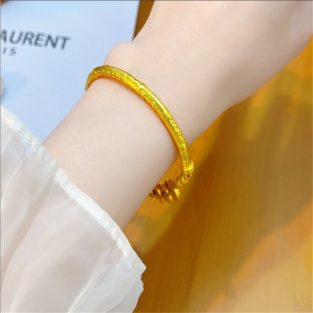 編みこみのロープブレスレット,金と砂,5つの皇帝,コイン,5つの道の神,富の神,レトロな中国の新しいスタイル