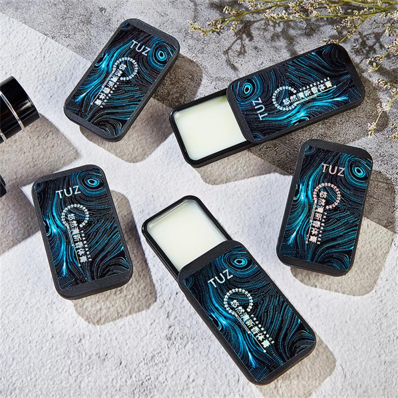 Ungüento de Perfume sólido portátil, fragancia fresca, pasta corporal, fragancia duradera, fragancia ligera, fragancia fresca compacta para hombres y mujeres
