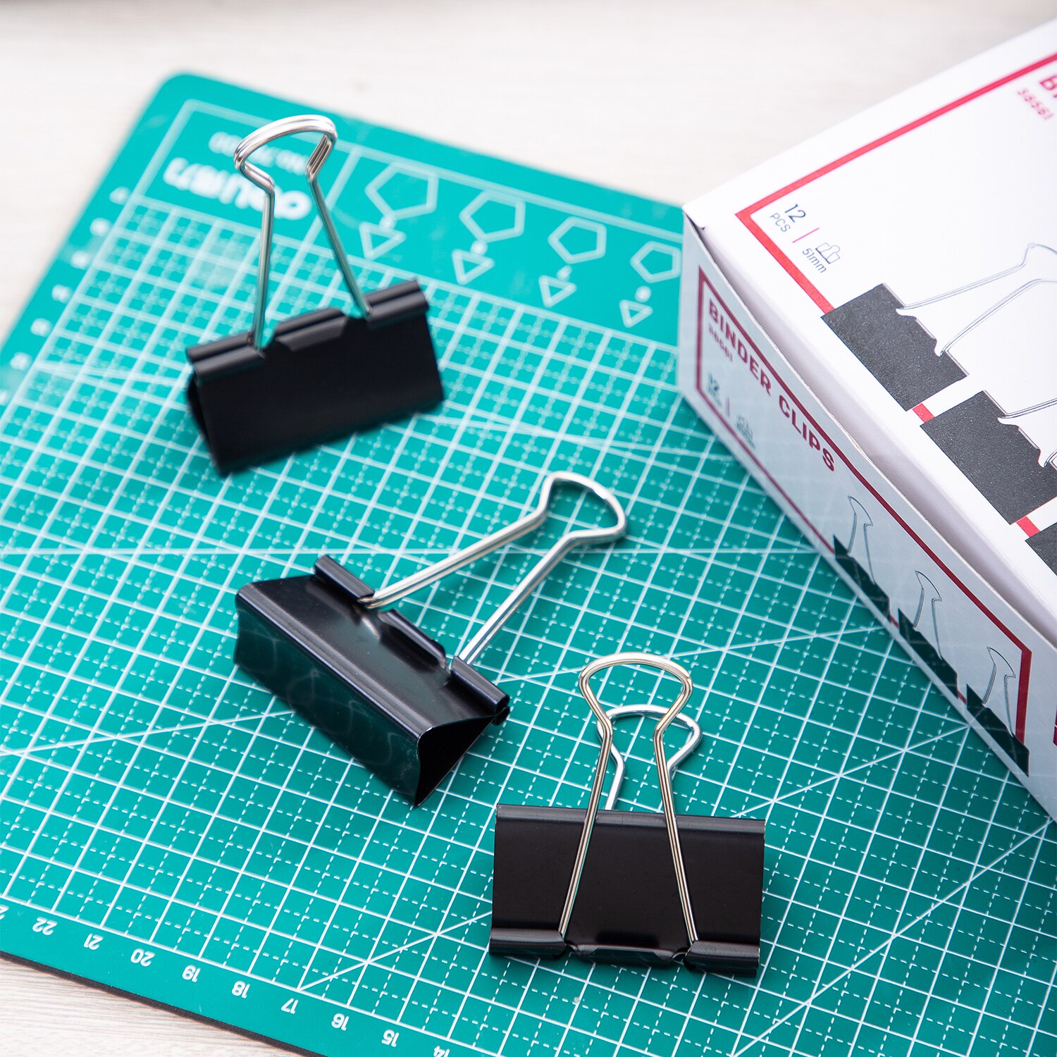 Deli 1 caixa 51mm grampos de pasta sem esforço clipe de cauda longa combinação pasta marcador clipe de bilhete de papel material de escritório escolar