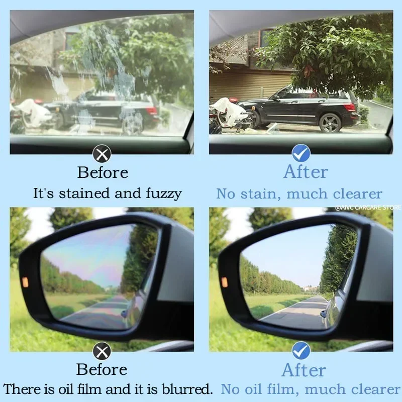 กระจกรถยนต์น้ํามันฟิล์มRemover Aivc Glass Polishing Compoundกระจกรถยนต์ขัดกระจกรถยนต์Clear Window Auto Detailing