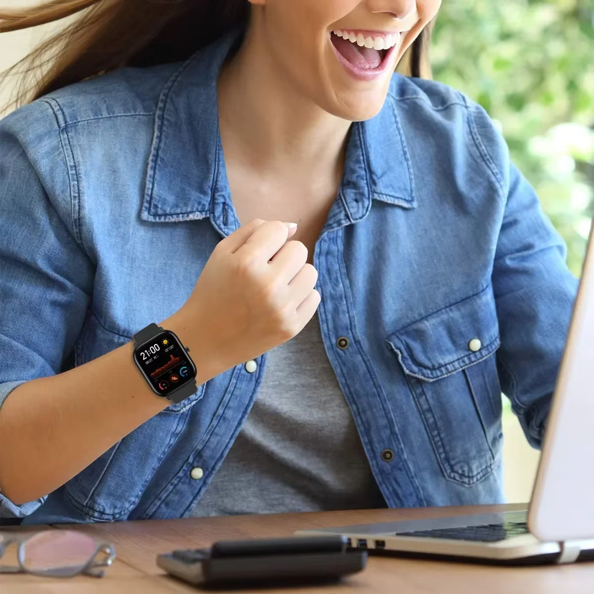 Cinturino per orologio 20mm 22mm per Amazfit gts/4/3/2/gts2/4 Mini/Gtr4/3/2/2e/47mm Smartwatch Bracciale in silicone Watchabnd Amazfit gts Band