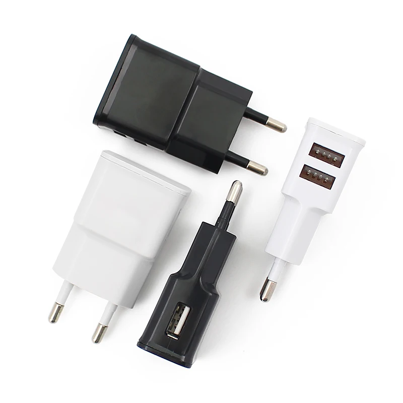 5V 2A Universal Netzteil Adapter USB Doppel USB Telefon Ladegerät AC DC 5V Power Adpater Versorgung ladegerät Für iphone Android
