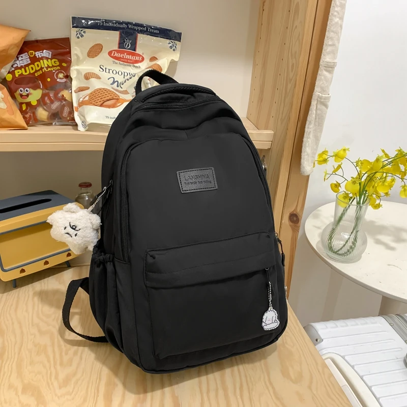 New Female Fashion Lady High Capacity Waterproof College Backpack Trendy Girls Laptop School Bags Cute Girl Travel Book Bag