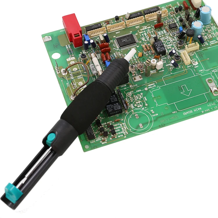 CJ-366D Powerful Dual-Ring Non-Slip Handle Solder Sucker Solder Pump Manual Soldering Tool for PCB