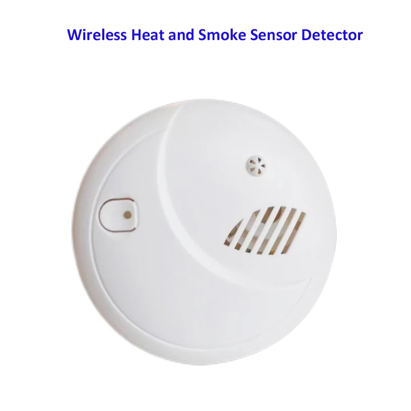 Wireless Smoke and Temperature Detector Fire Alarm Sensor 433MHz EV1527 For Home Smart Home Security Protection