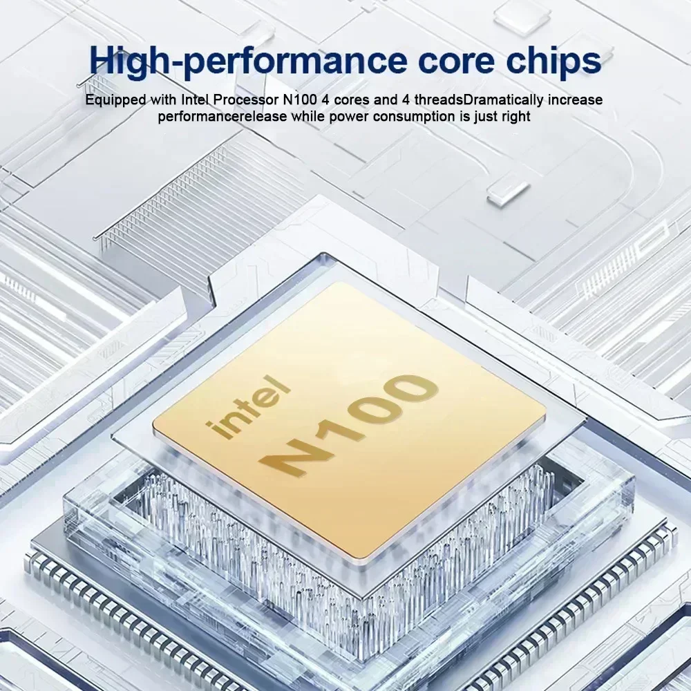CRELANDER 듀얼 스크린 노트북, 인텔 알더 레이크 N100, 16GB DDR4 RGB 백라이트 키보드, 컴퓨터 노트북 터치스크린, 15.6 인치 + 7 인치