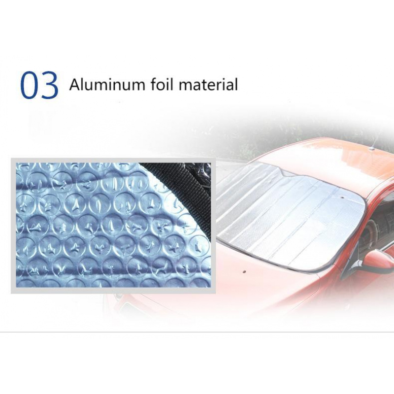 Opvouwbare auto-zonneschermen voor en achterruit Autoruit-zonneschermen voor gebruik in de auto