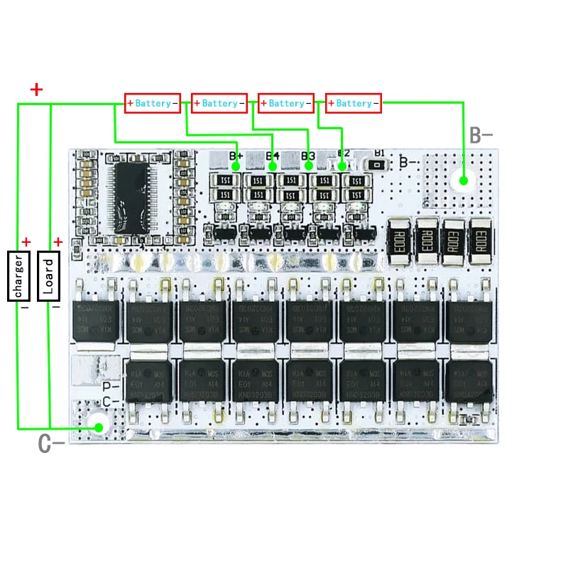 5S 4S 3S BMS 100A 21V 18V 16.8V 12V 18650 Li-Ion LMO Ternary LITHIUM แบตเตอรี่ Circuit Board BALANCE ชาร์จ
