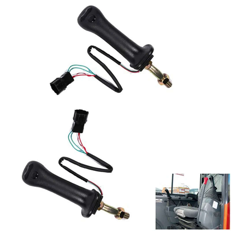 3 Buttons Excavator Joystick Assy Handle Gears for Daewoo Doosan DH DX150 215 225 300 370-9C Left Control Rod