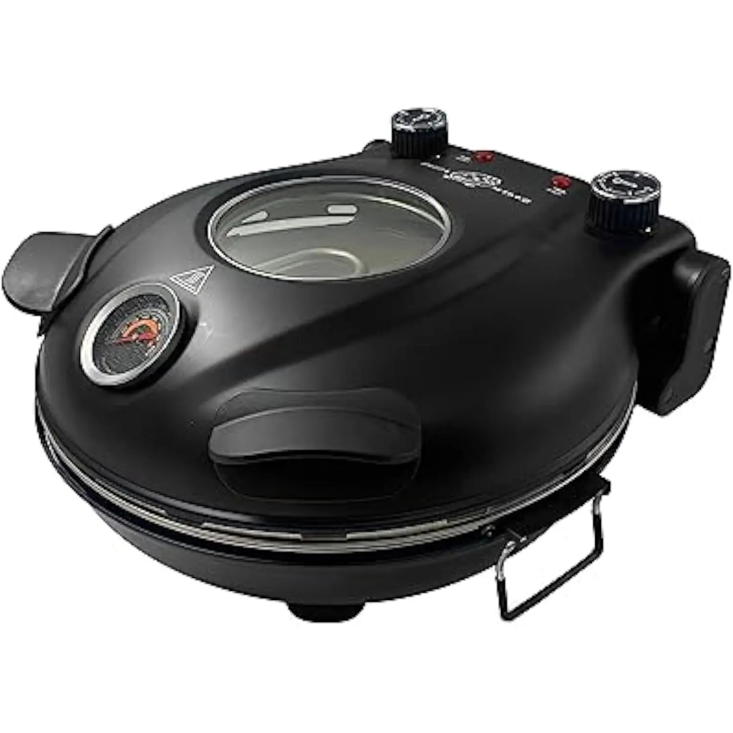 Klaif Electric Pizza Maker, 420°C ℃ , 1200 Watt, 5 separate Temperaturstufen, schwer entflammbare Steinplatte 1200 W 31 cm